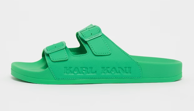 karl kani zapatilla street slide green