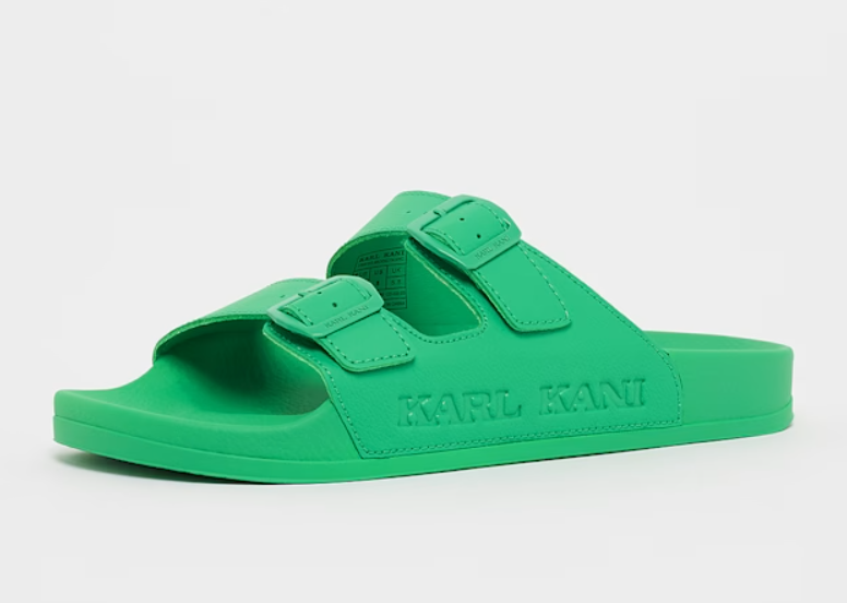 karl kani zapatilla street slide green