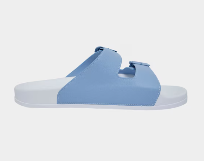 karl kani zapatilla street slide blue white