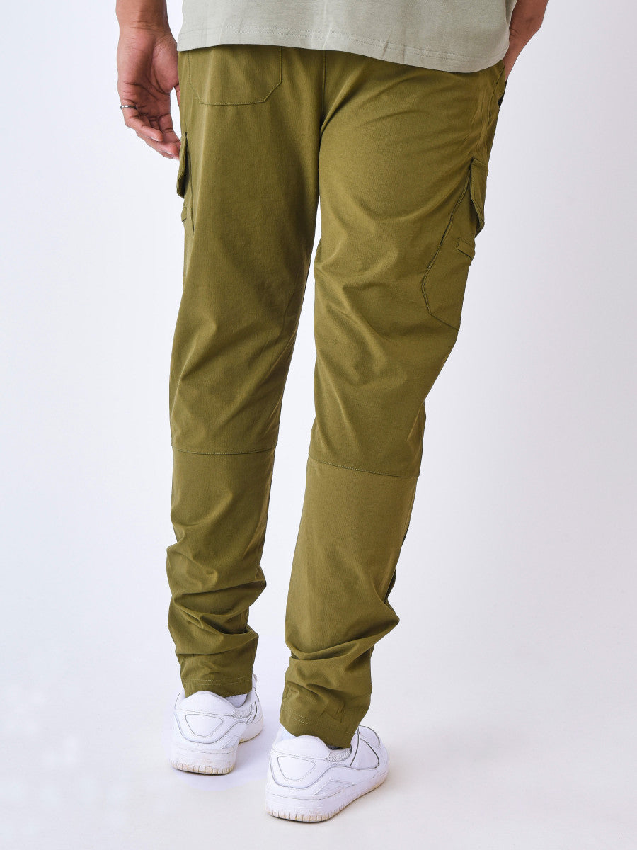 project x paris pantalon carga técnica multibolsillo - Caqui