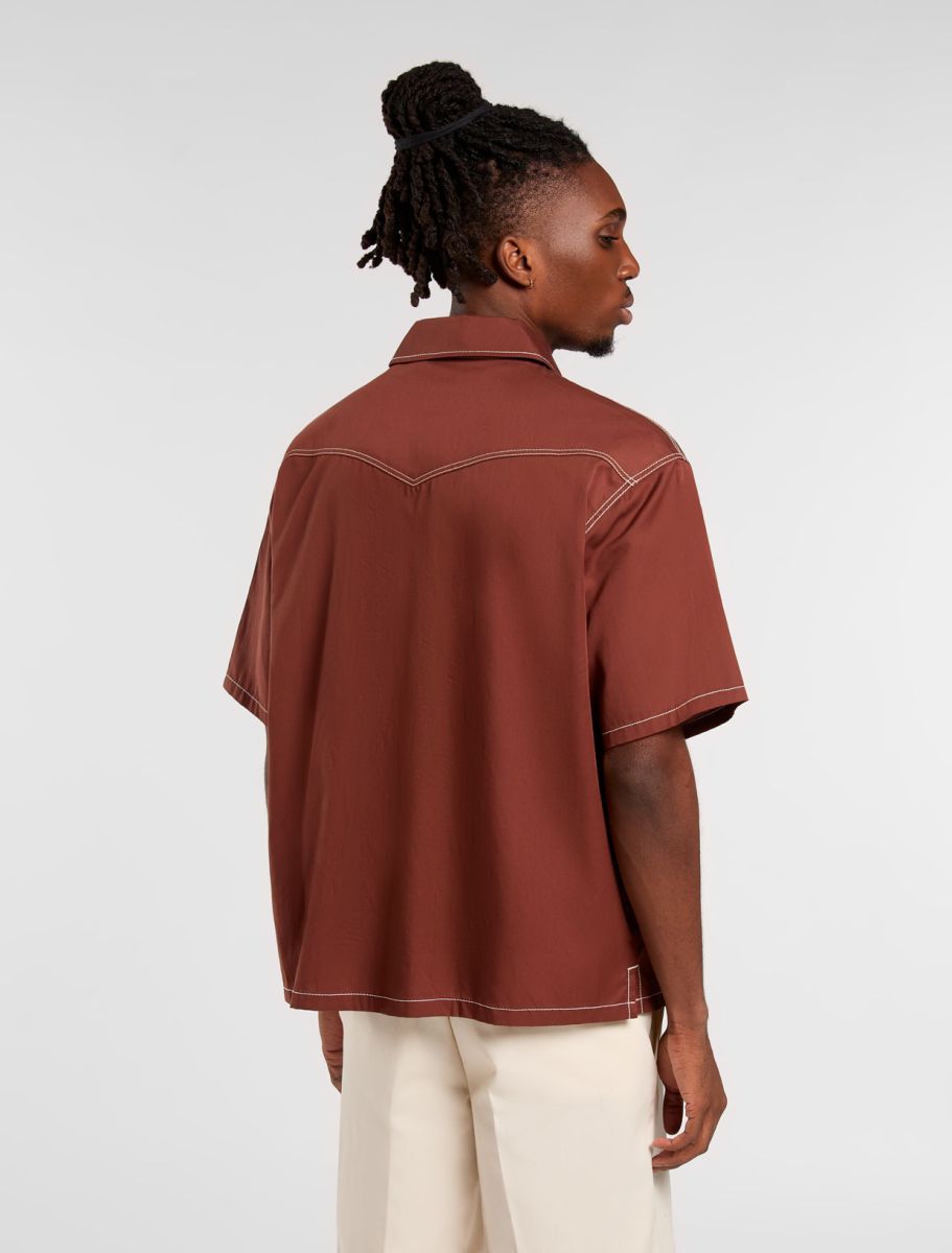 dickies camisa river ranch work cappucine