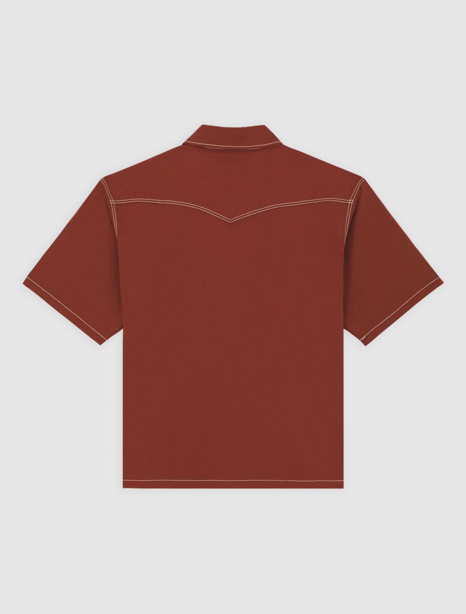 dickies camisa river ranch work cappucine