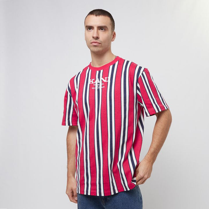 karl kani camiseta retro striped raya