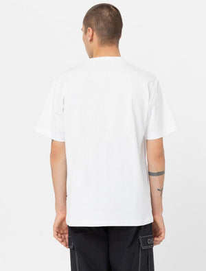 dickies camiseta mount vista pocket blanco