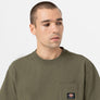 dickies camiseta mount vista pocket verde oliva