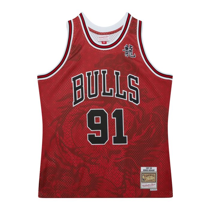 mitchell & ness camisilla Asian Heritage 6.0 Fashion Swingman Jersey Chicago Bulls 1997-98 Dennis Rodman