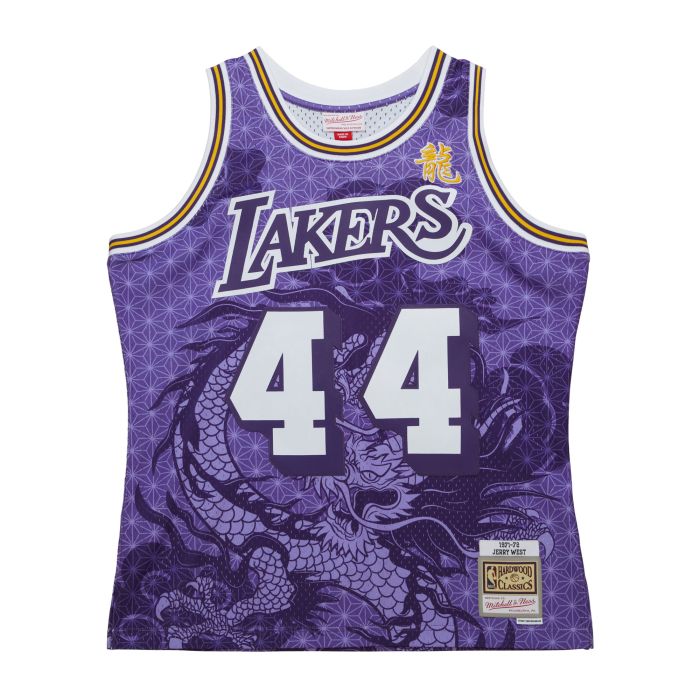 mitchell & ness camisilla Asian Heritage 6.0 Fashion Swingman Jersey Los Angeles Lakers 1971-72 Jerry West