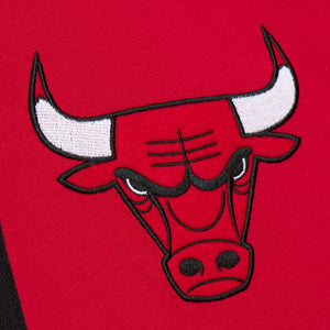 mitchell & ness camiseta Fashion Cotton Button Front Vintage Logo Chicago Bulls
