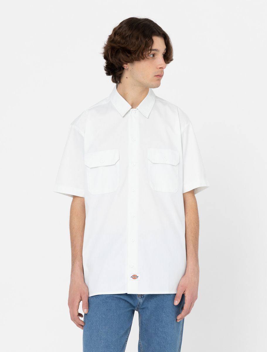 dickies camisa work rec blanca