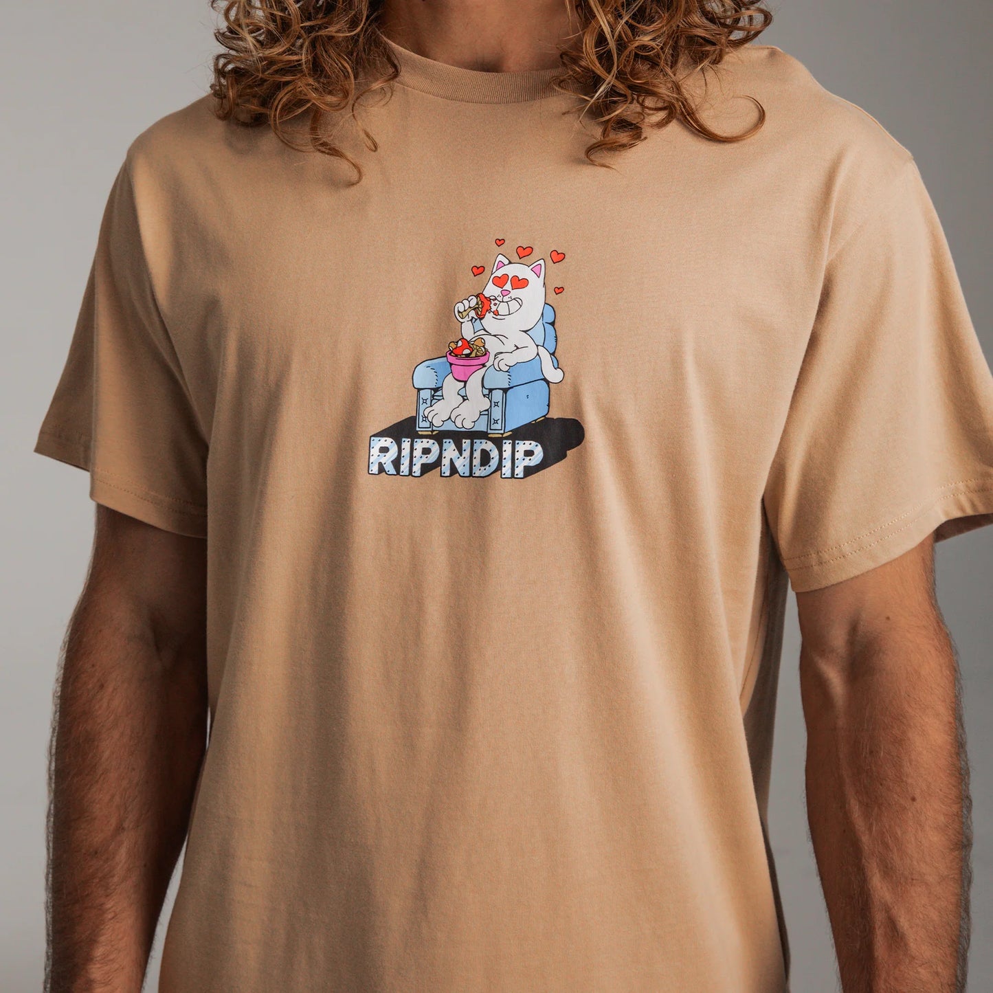 ripndip camiseta afternoon snack
