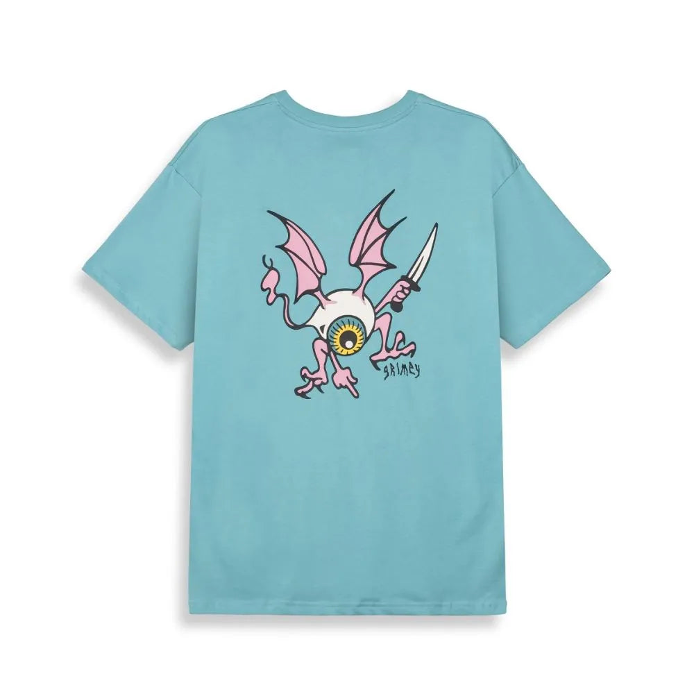 grimey camiseta peace within the watching eyez regular blue