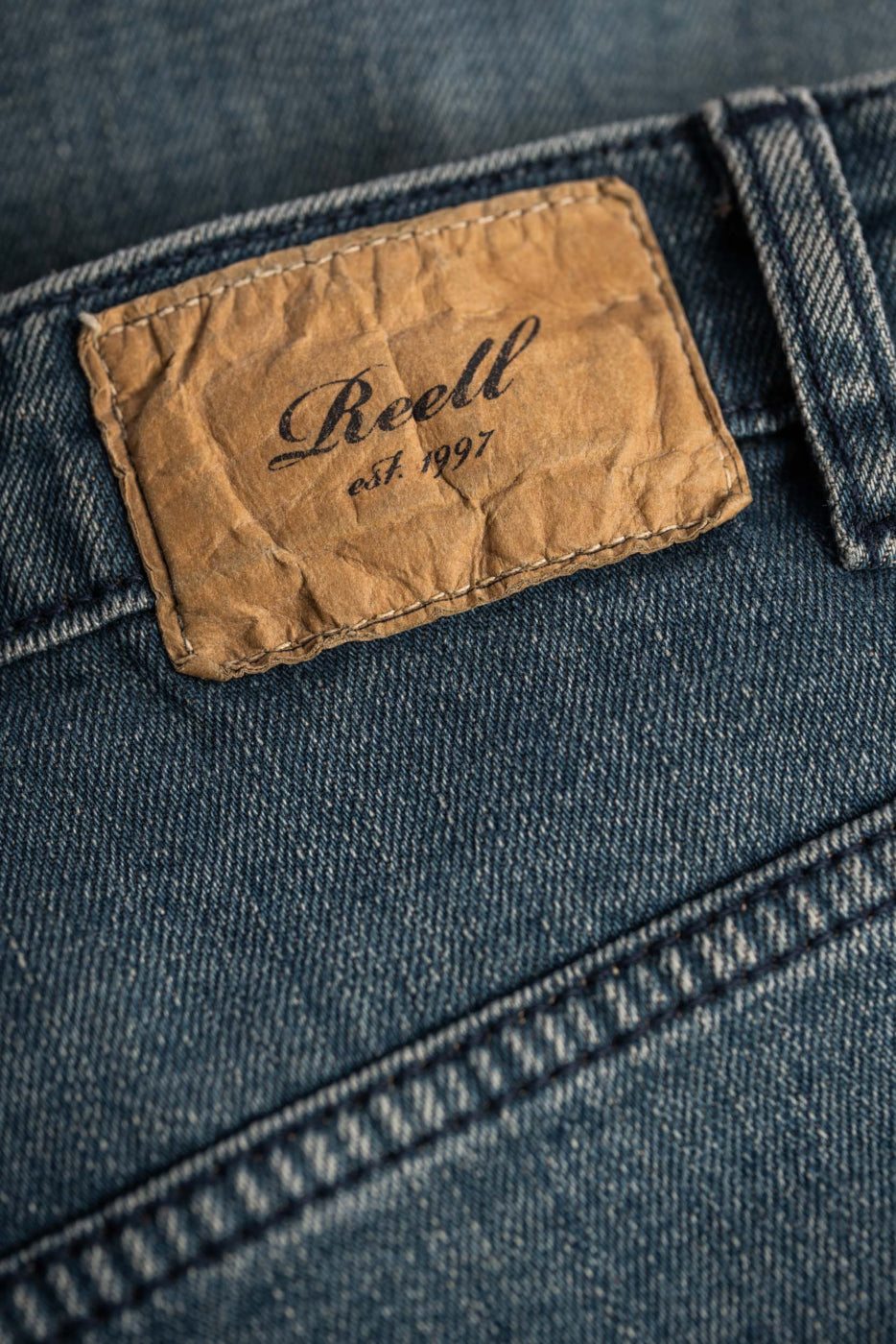 reell pantalón solid mystic blue