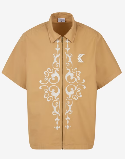 karl kani camiseta og ornament woven