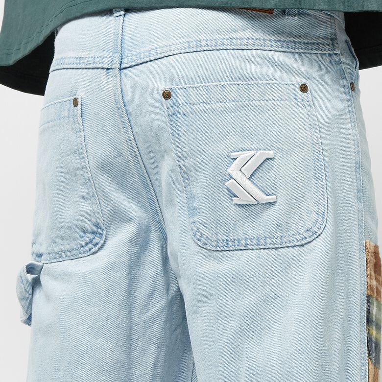 karl kani pantalon retro patchwork carpenter 6000517