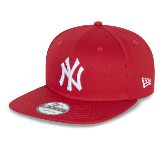 new era gorra new york yankees MLB essential rojo 9FIFTY snapback