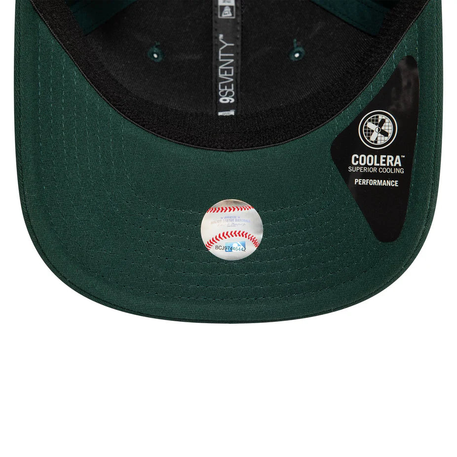 new era gorra oakland athletics official team colour 9SEVENTY stretch snap verde
