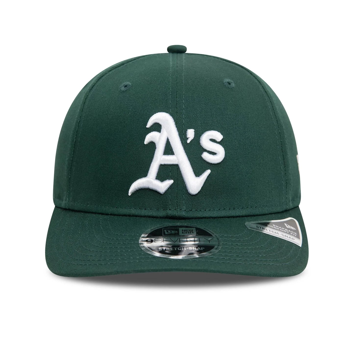 new era gorra oakland athletics official team colour 9SEVENTY stretch snap verde