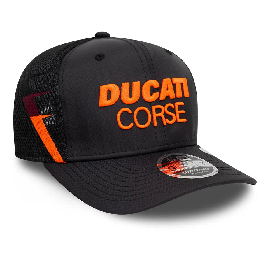 new era Gorra Ducati Motor Logo Gradient Print 9FIFTY Stretch Snap Negro