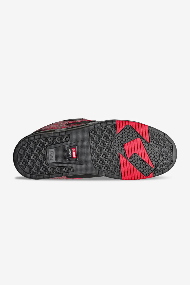 globe zapatilla Sabre Negro/Red Stipple skateboard