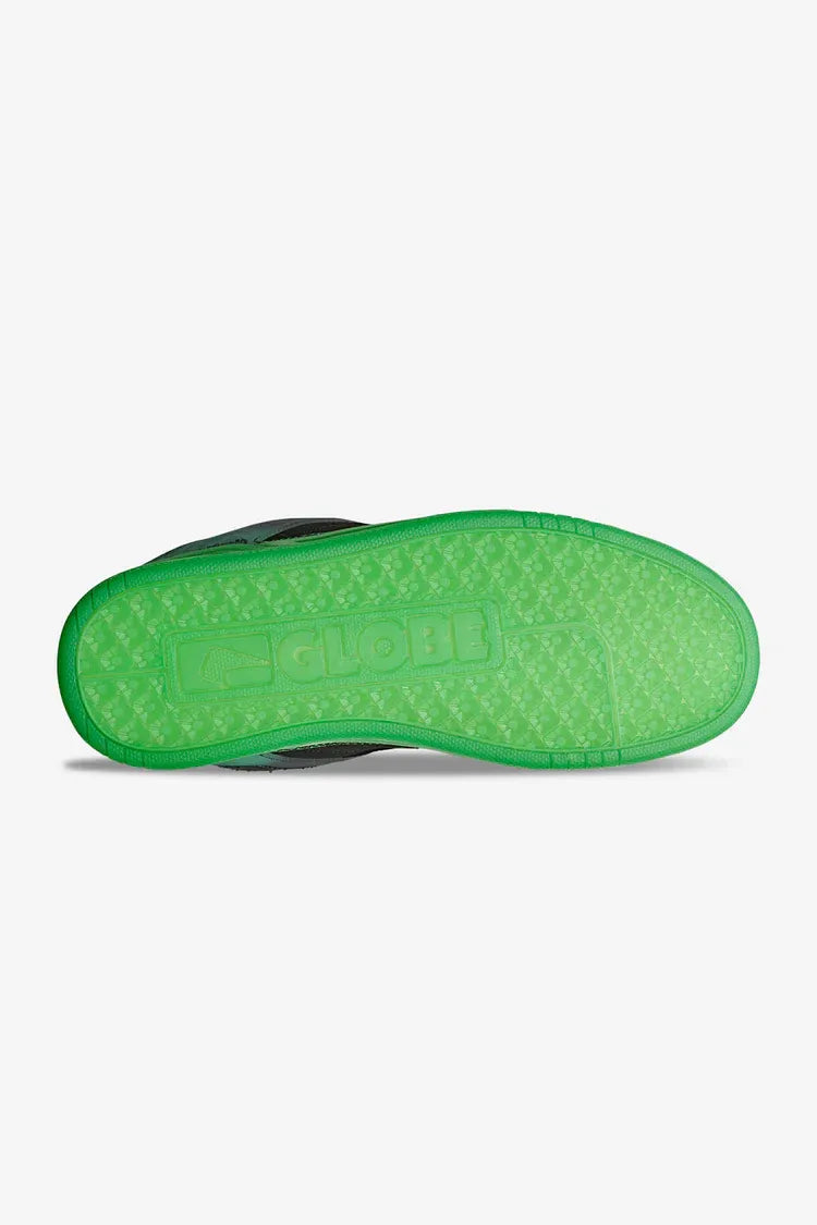 globe zapatillaTilt Black/Green stipple