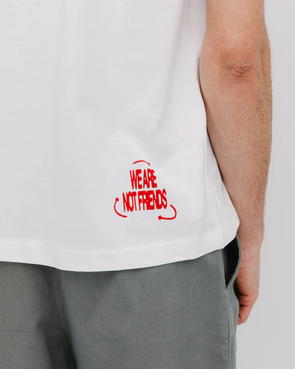 we are not friends camiseta recycled zen