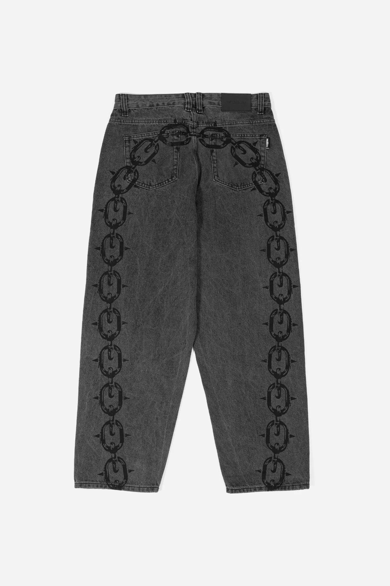 wasted paris pantalón chrome casper faded black