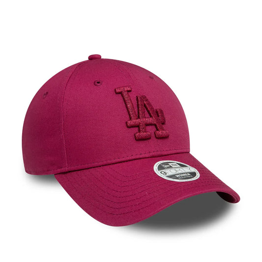 new era Gorra LA Dodgers Metallic 9FORTY Rojo Mujer