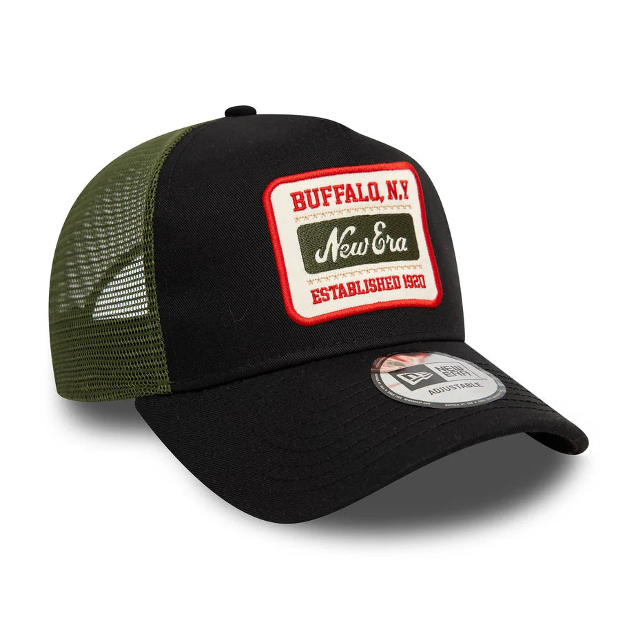 New Era gorra Patch 9FORTY A-Frame Trucker Negro