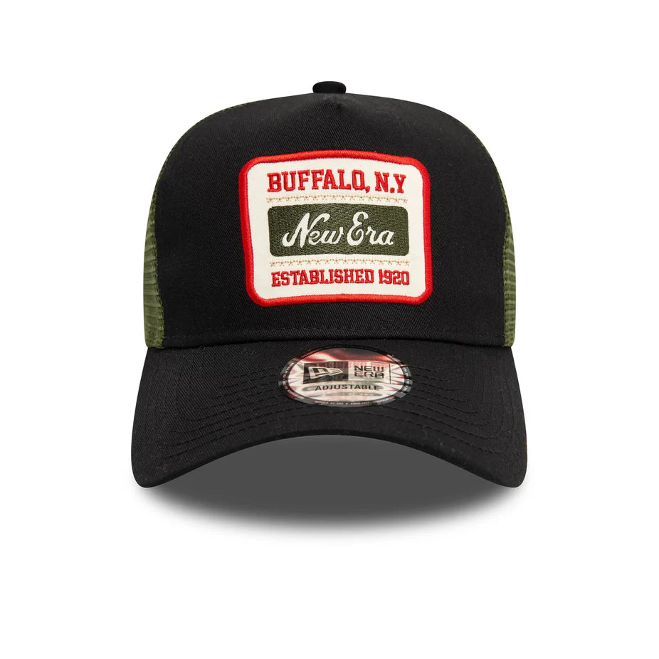 New Era gorra Patch 9FORTY A-Frame Trucker Negro