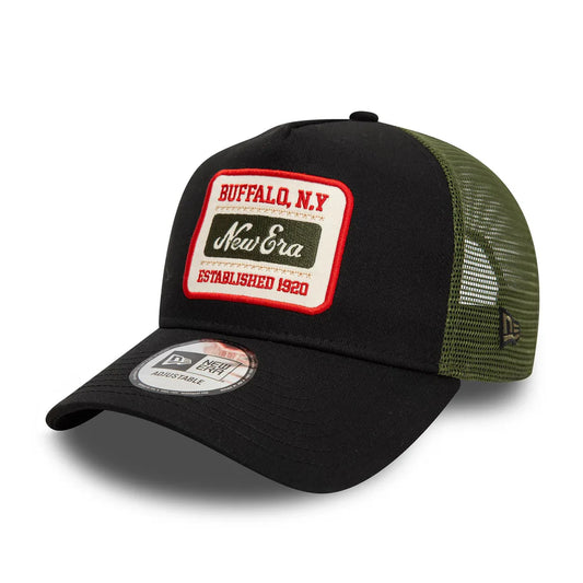 New Era gorra Patch 9FORTY A-Frame Trucker Negro
