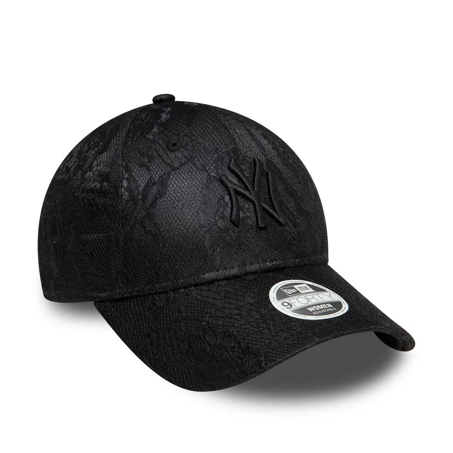 New era Gorra New York Yankees Lace 9FORTY Negro Mujer