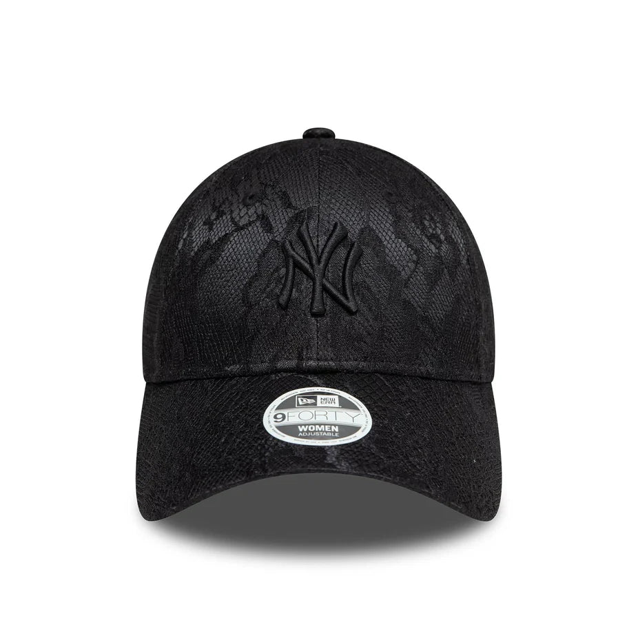 New era Gorra New York Yankees Lace 9FORTY Negro Mujer