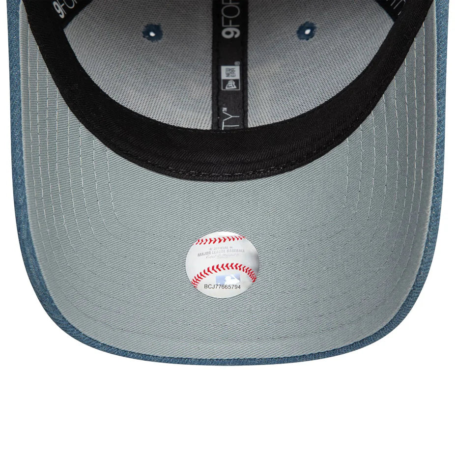 New era Gorra LA Dodgers Denim 9FORTY Azul Mujer