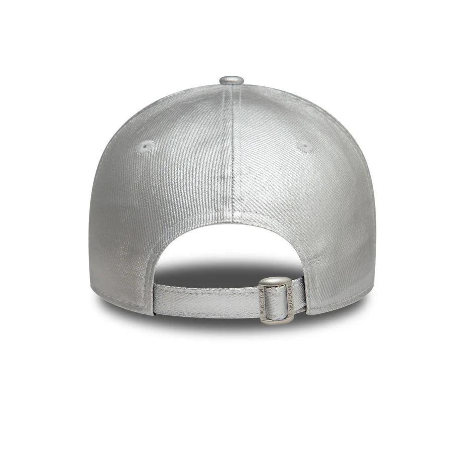 New era Gorra New York Yankees Met Denim 9FORTY Plateado Mujer