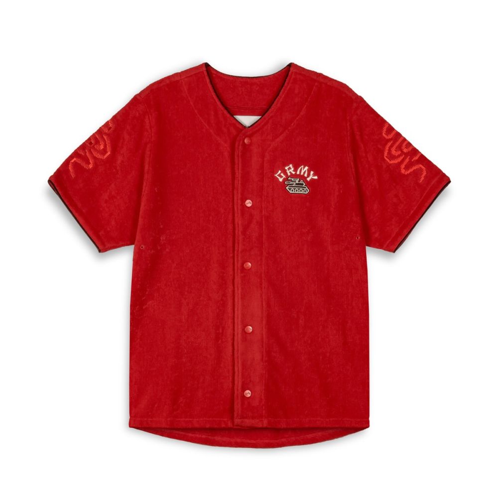 grimey camiseta lucky dragon terry towerlling baseball red