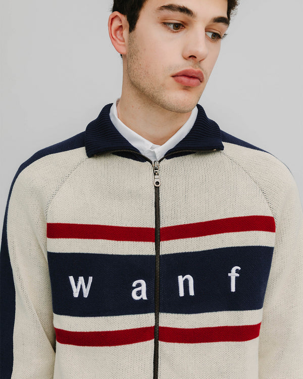 we are not friends chaqueta tennis zip cardigan