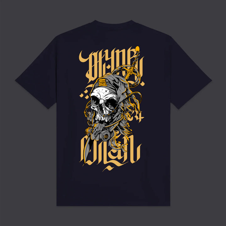 dolly noir camiseta desert skull navy