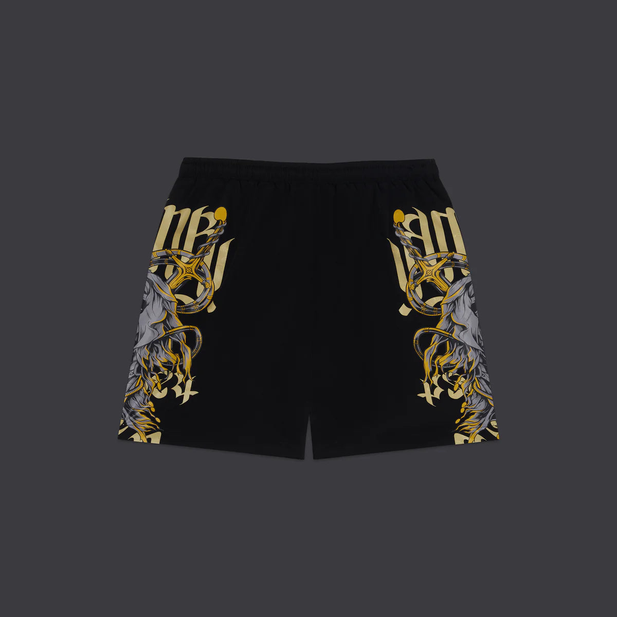 dolly noire bermuda desert skull swimshorts black