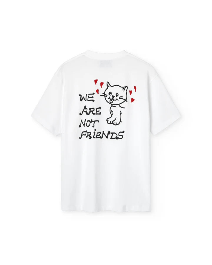 we are not friends camiseta love your cat