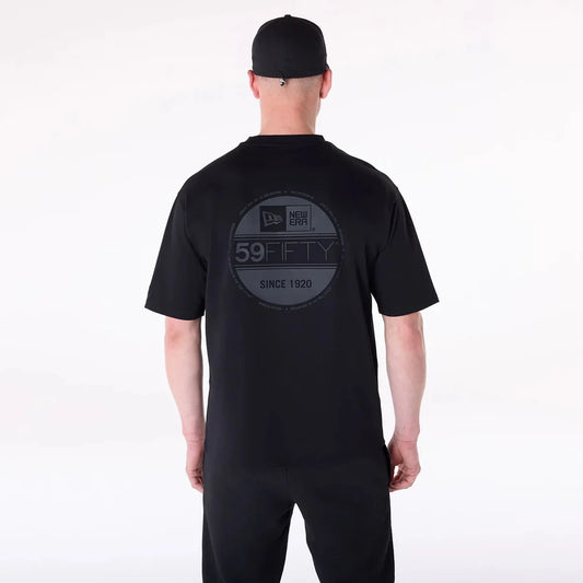 New era Camiseta Oversized New Era Sticker Negro
