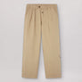 we are not friends pantalón pleat cream chino