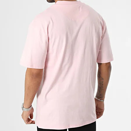 karl kani camiseta small signature essential pink