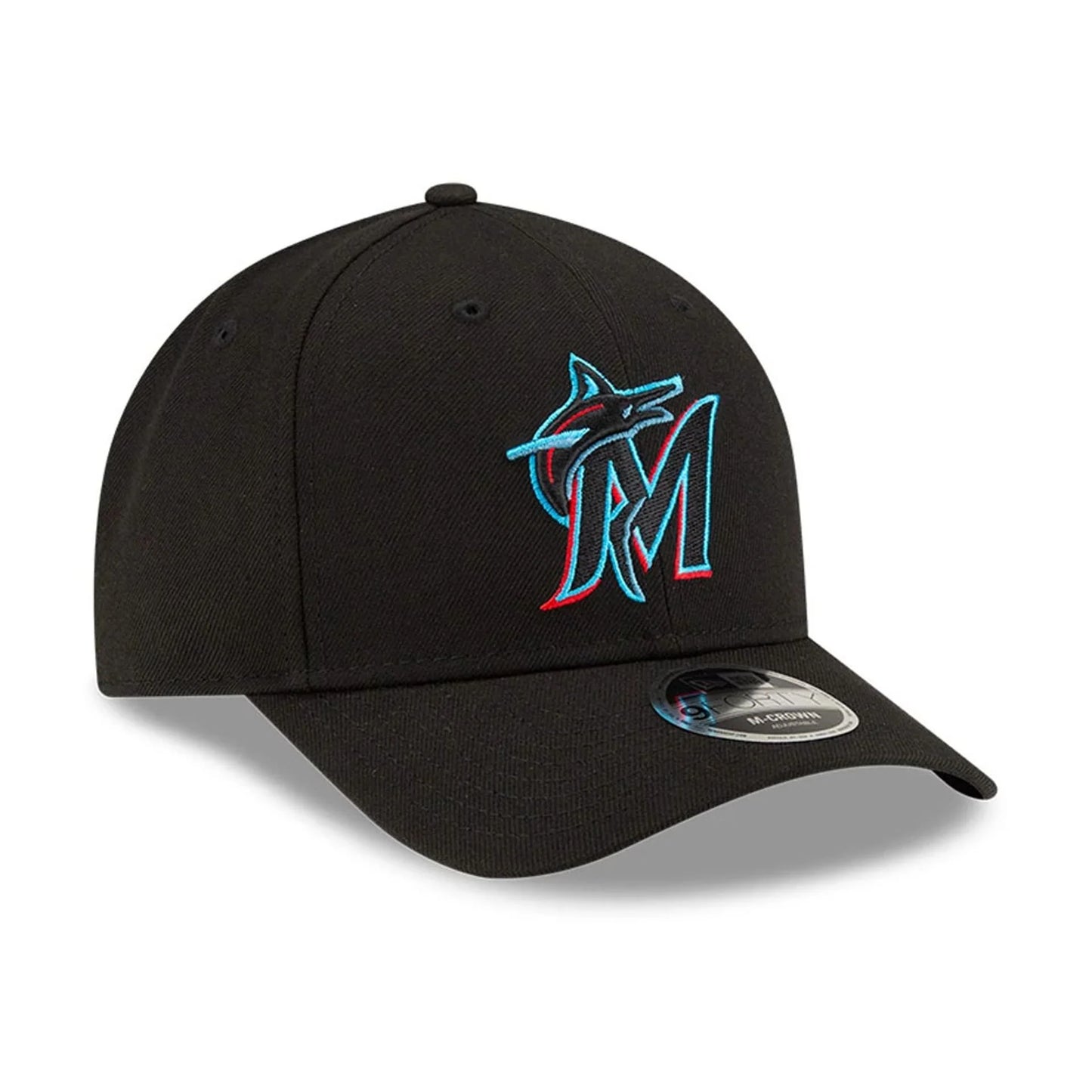 new era gorra miami marlins  mlb Player Replica 9FORTY M-Crown Negro