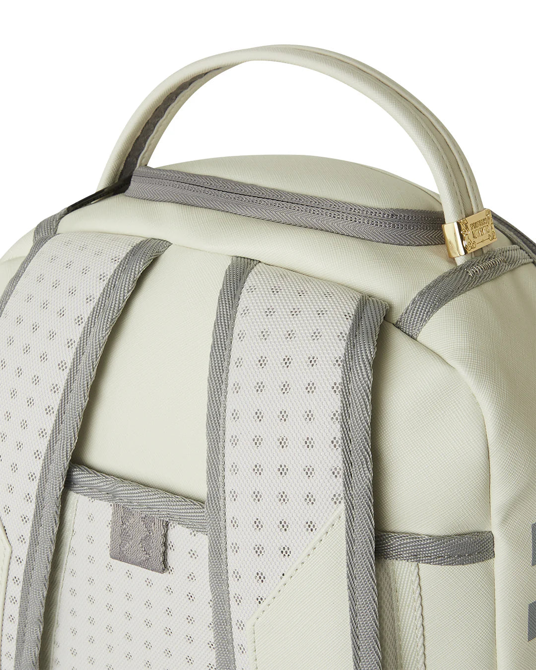 sprayground mochila cream check shark central backpack
