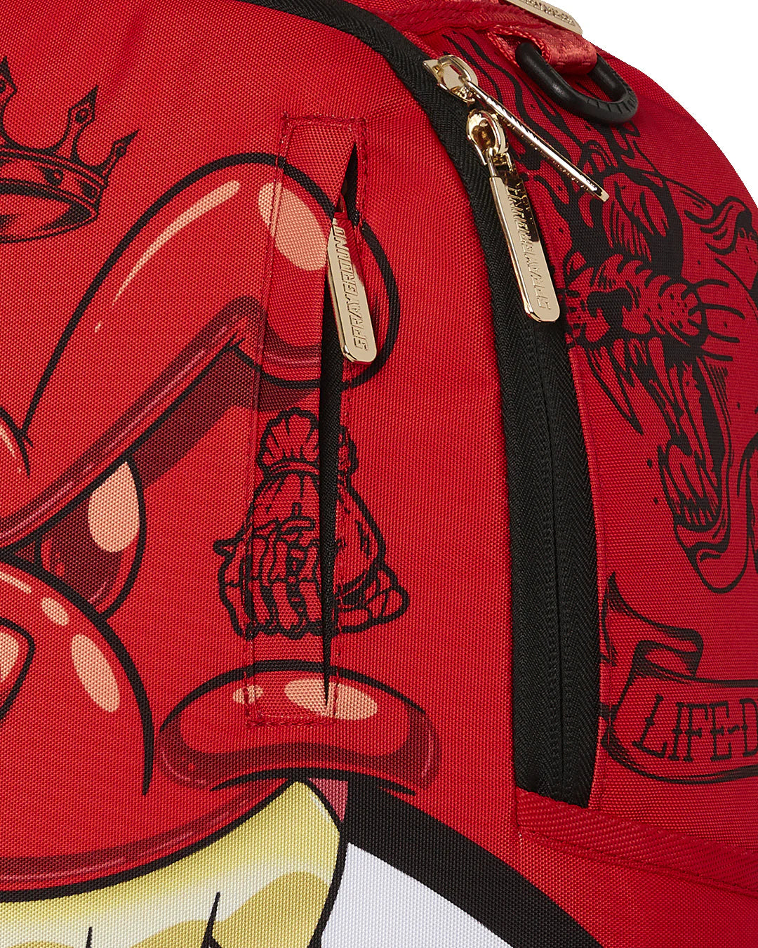 sprayground mochila diablo big mean bite backpack