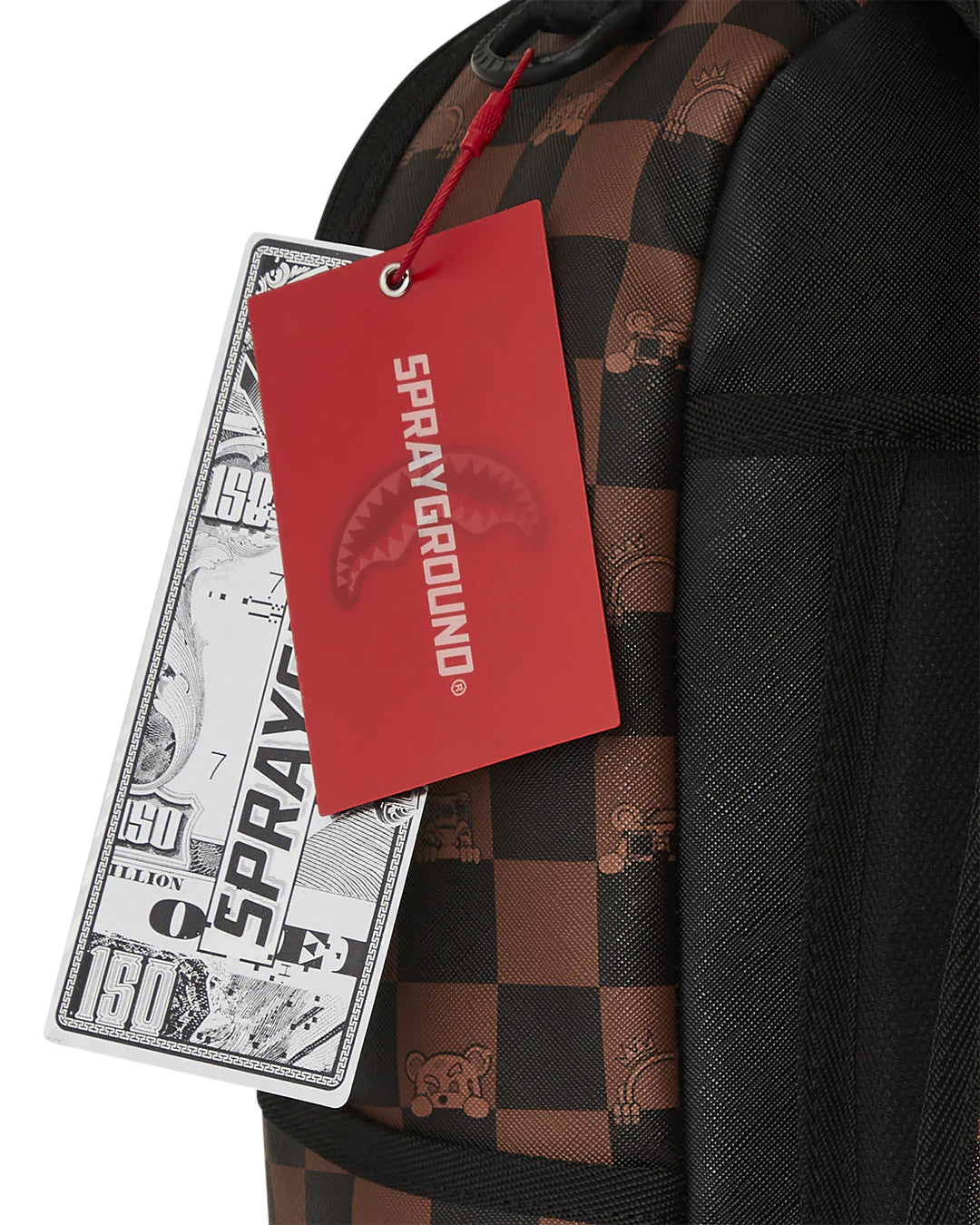 sprayground mochila peeking character check backpack