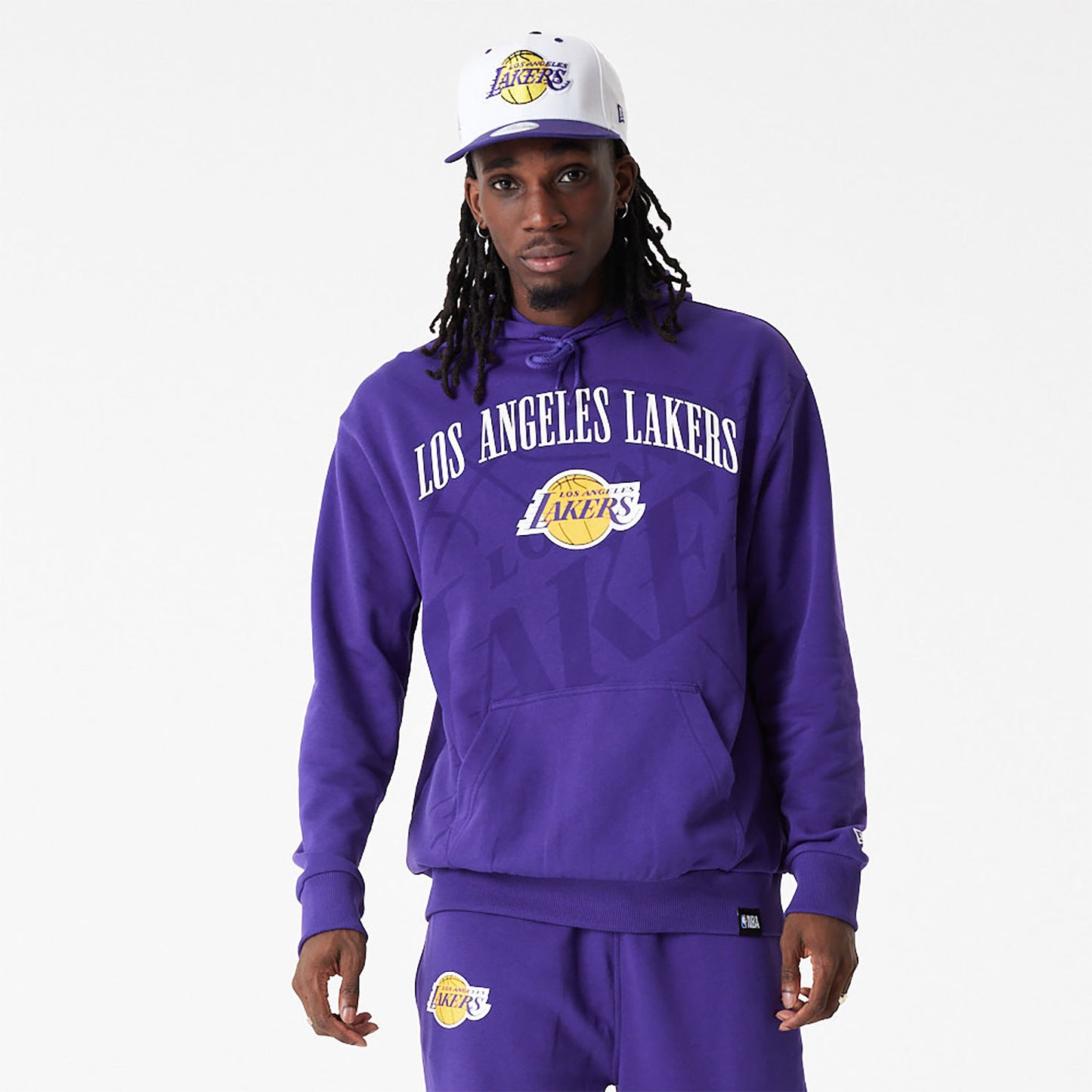 new era sudadera nba logo os lakers