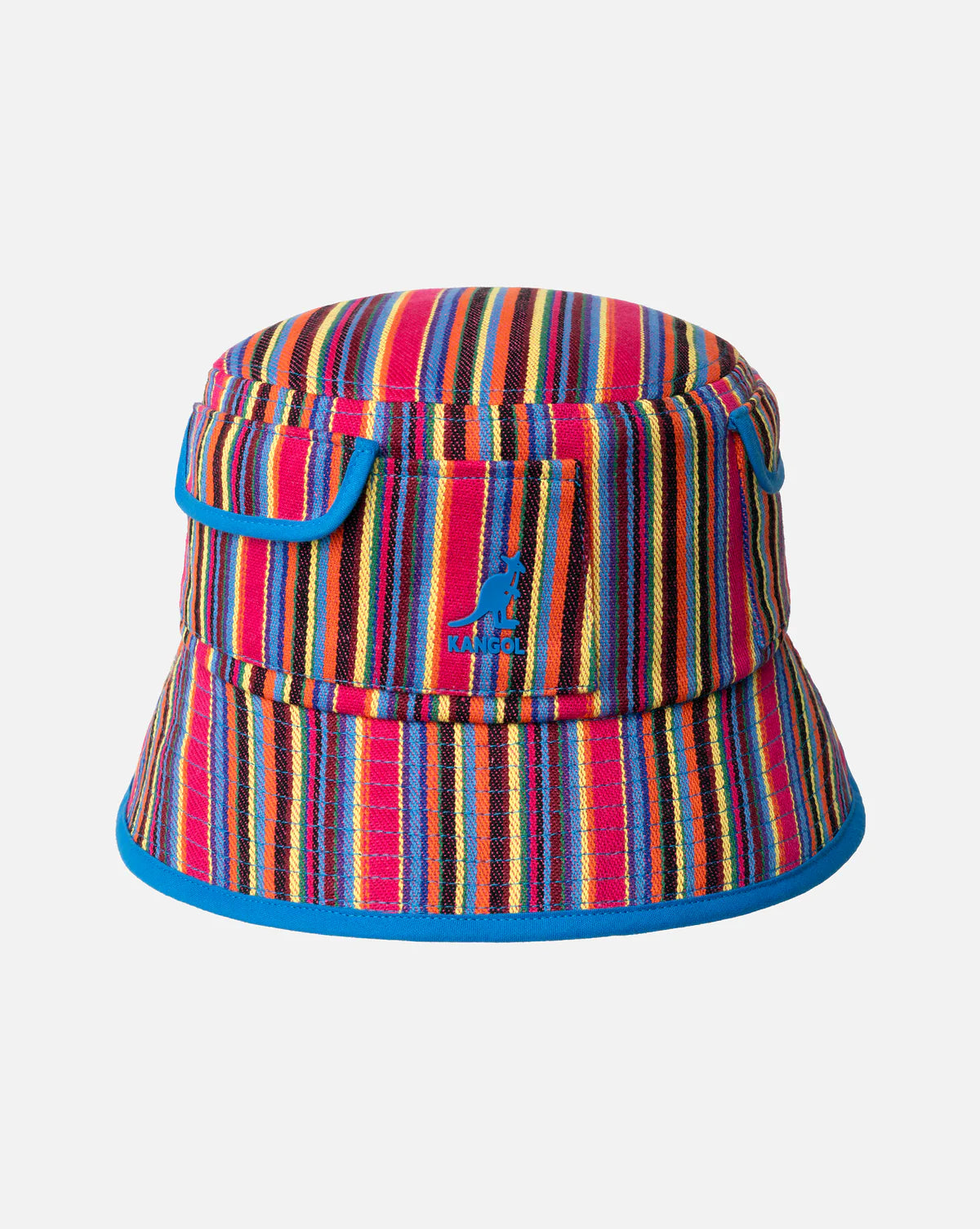 kangol bucket multi color stripe rainbow multi