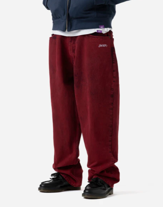 jacker pantalón classic baggy red