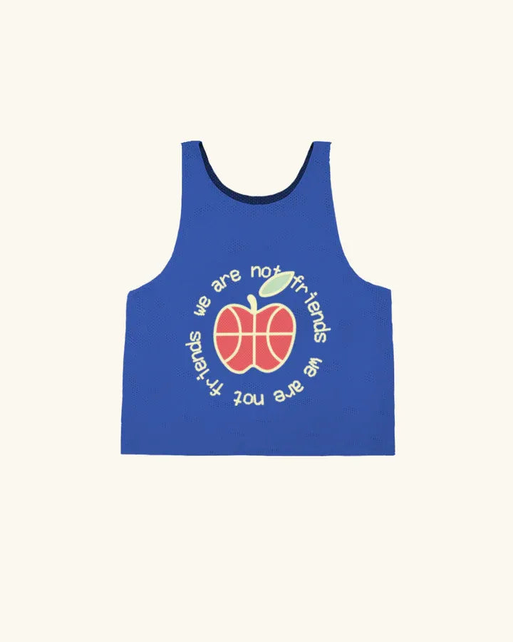 we are not friends tote bag basketball